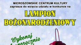 Zapraszamy do wzięcia udziału w konkursie na Lampion Bożonarodzeniowy!