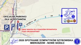 Organizacja ruchu i parkingi podczas Spotkania Sympatyków Szybowiska w Mieroszowie